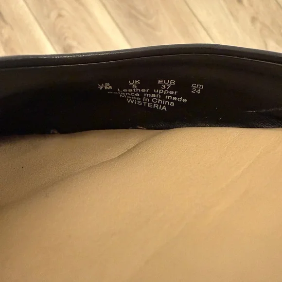 Bleecker & Bond| EUC Women’s Black Ankle Strap Ballet Flats in Size 7 - Picture 12 of 12